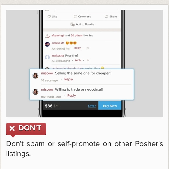 POSHMARK DON'TS - Picture 6 of 8